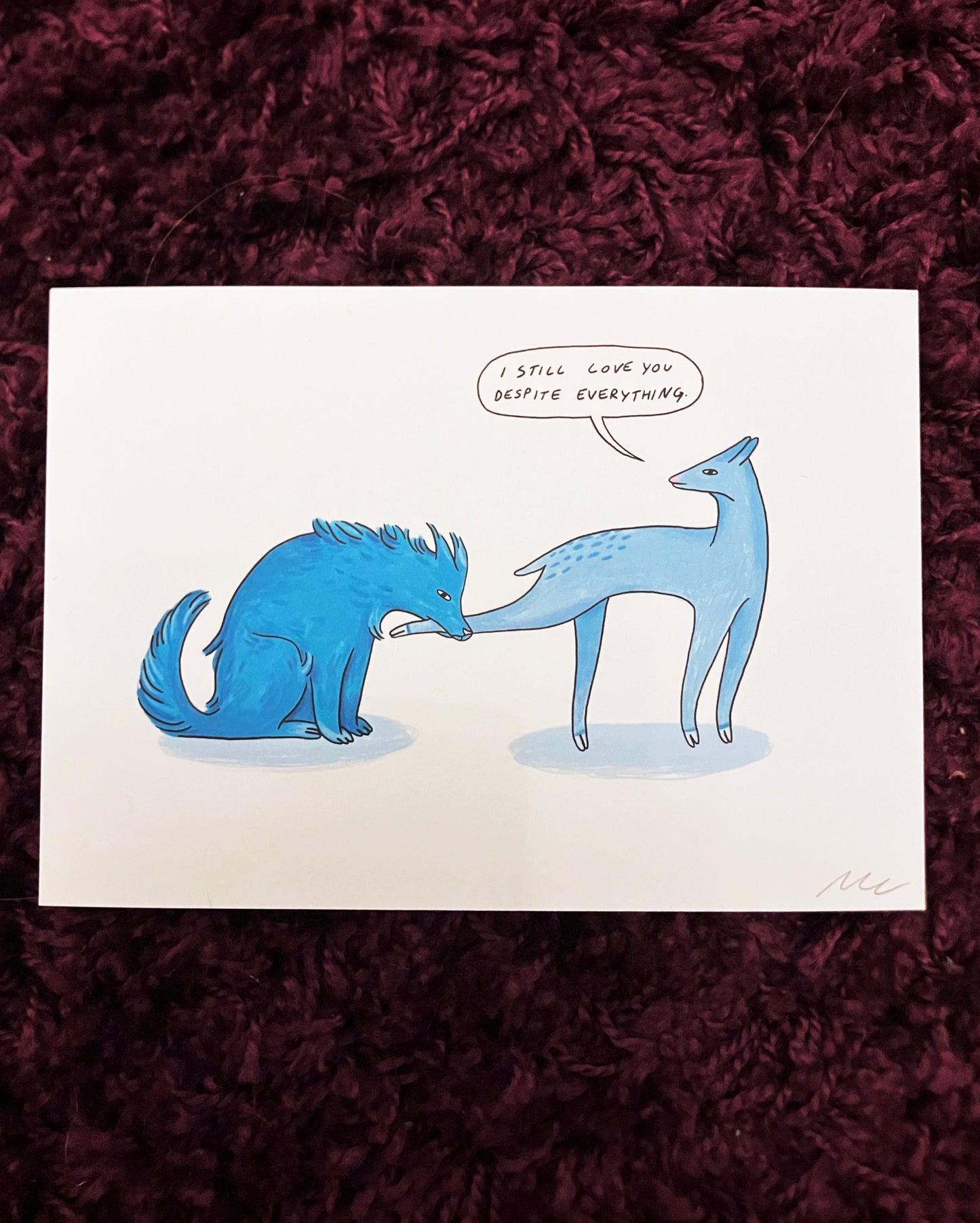 I still love you despite everything